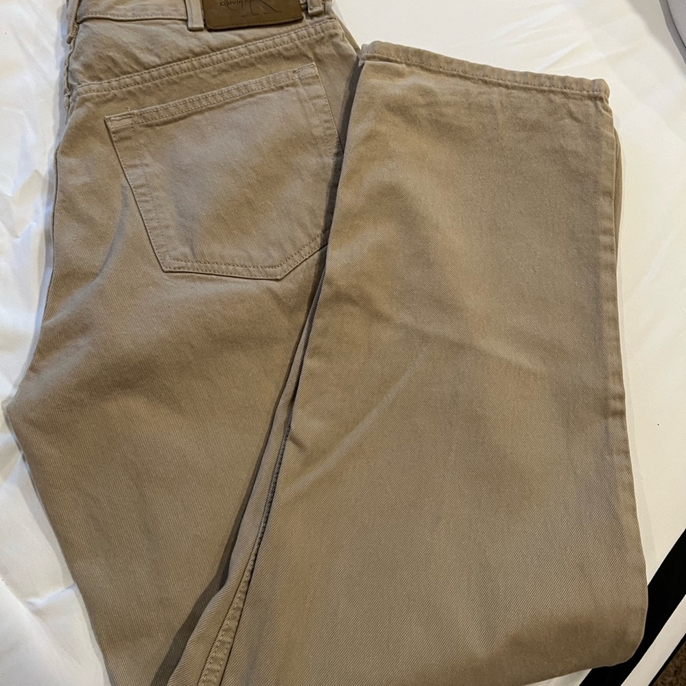 Calvin Klein Jeans men’s 36x32 khaki/tan